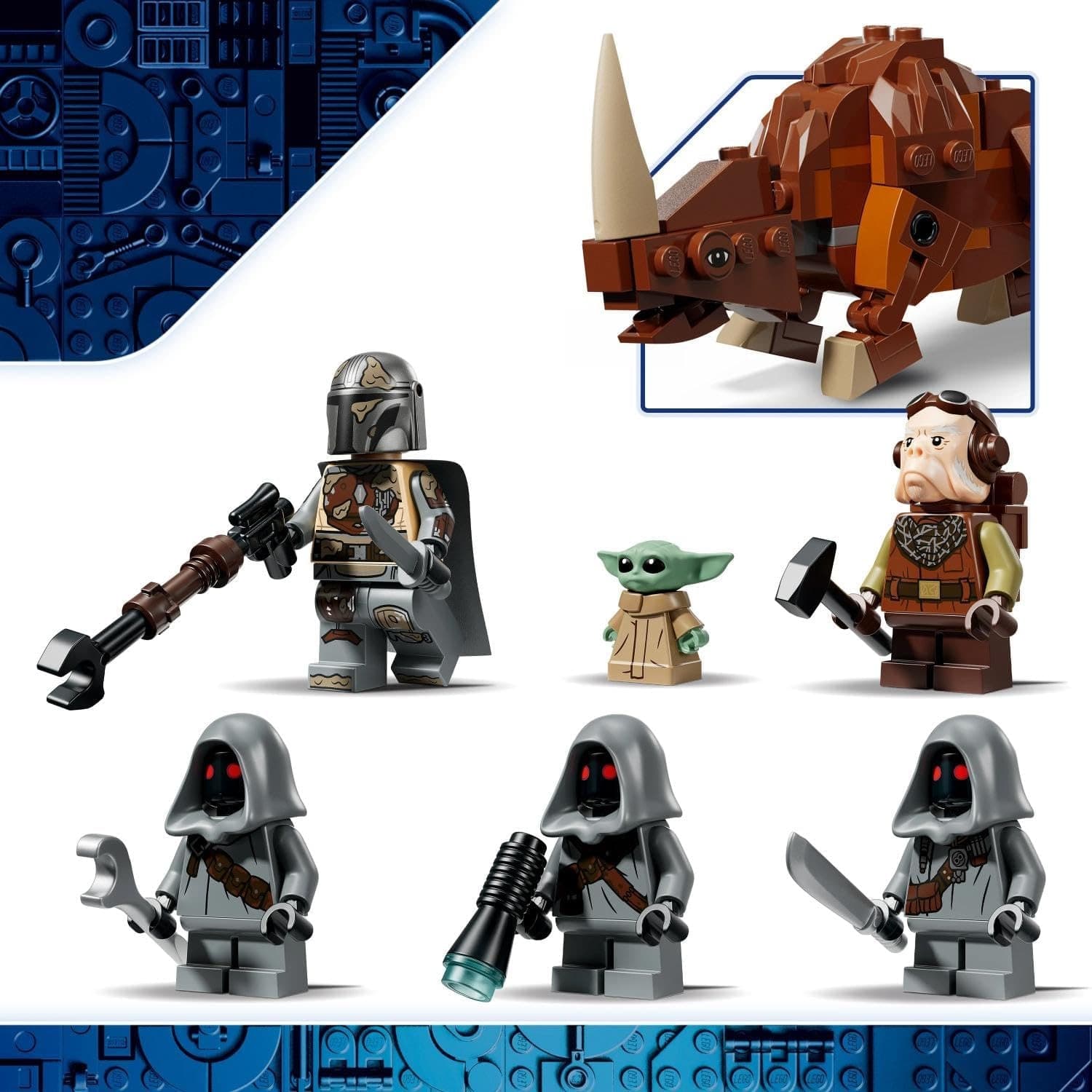 Lego Star Wars - Sandcrawler e Mudhorn Offworld 75453 - 7