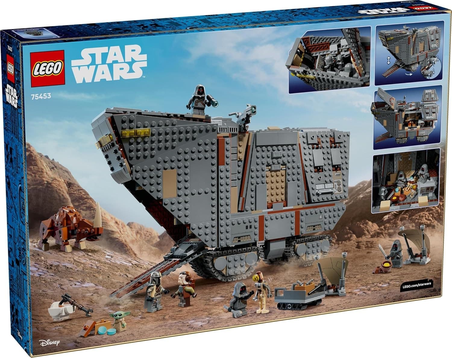 Lego Star Wars - Sandcrawler e Mudhorn Offworld 75453 - 8
