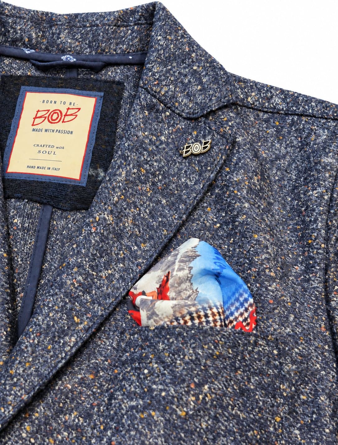 Bob Giacca uomo monopetto tessuto a maglia A27HARLOW502T502 - 3