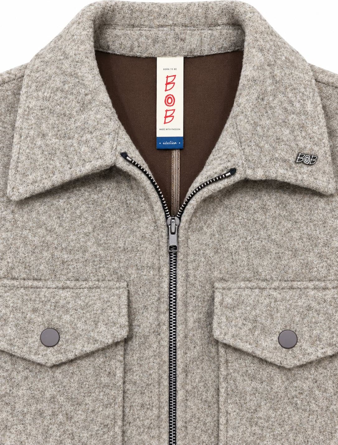 Bob Giubbotto uomo con zip e tasche anteriori A27STEVEN448T448 - 3