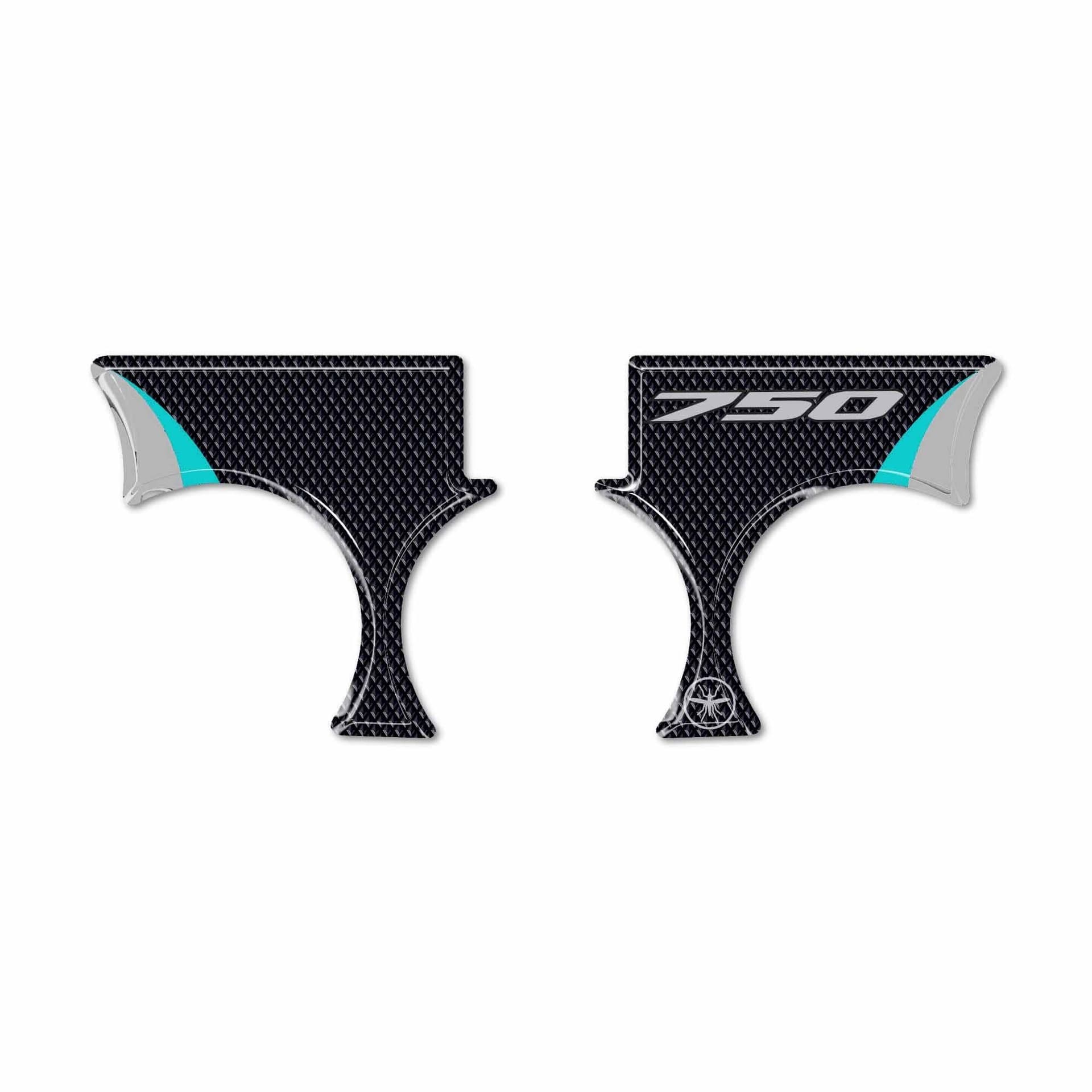 Adesivo resin 3D Piastra sterzo moto compatibile con Honda Transalp 2026 - 2