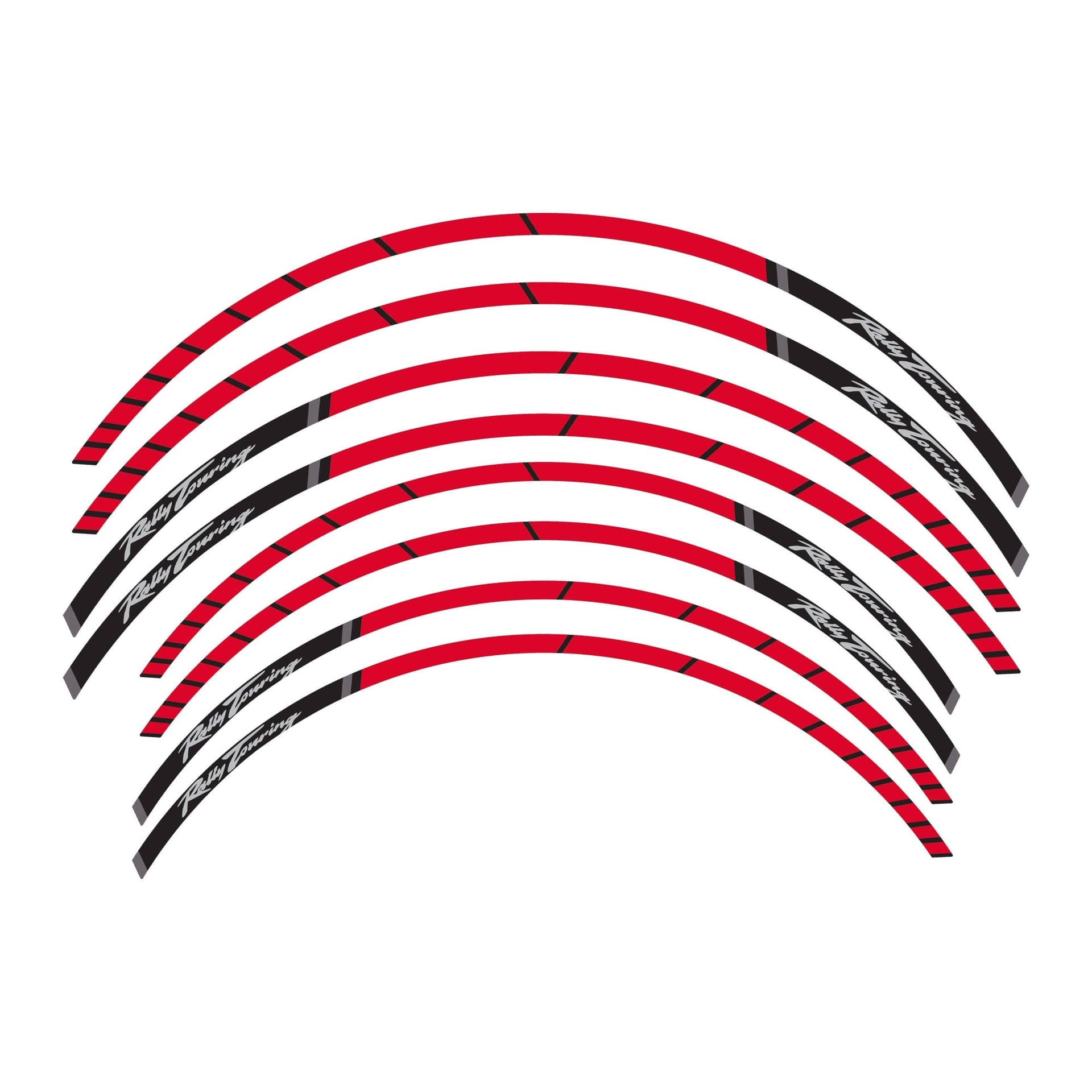 Strisce adesive ruote cerchi moto compatibile con Honda Transalp 2026 - 6