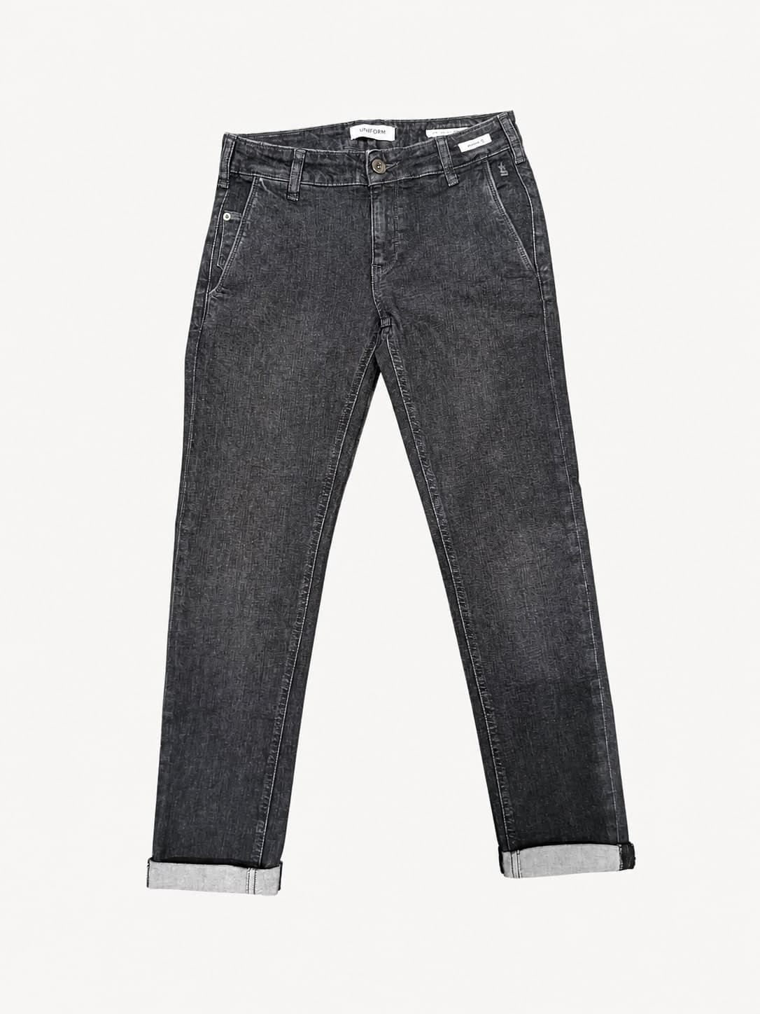 Uniform Jeans uomo NEW DENVER COMFORT BLUE DENIM 11 OZ NORMAL CROTCH SLIM FIT - AMERICAN POCKETS - 98,5% Cotone 1,5% Elastan