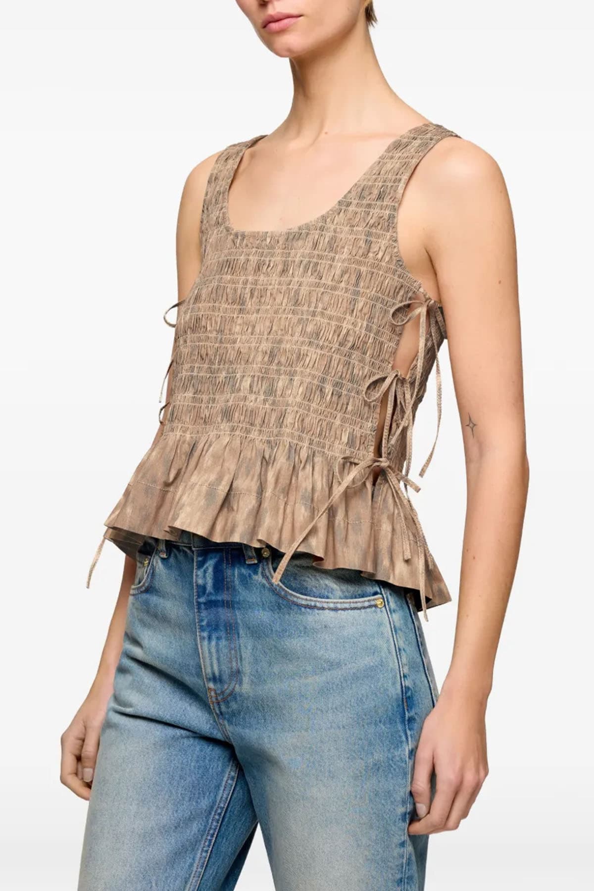 GANNI  Top Beige - 3