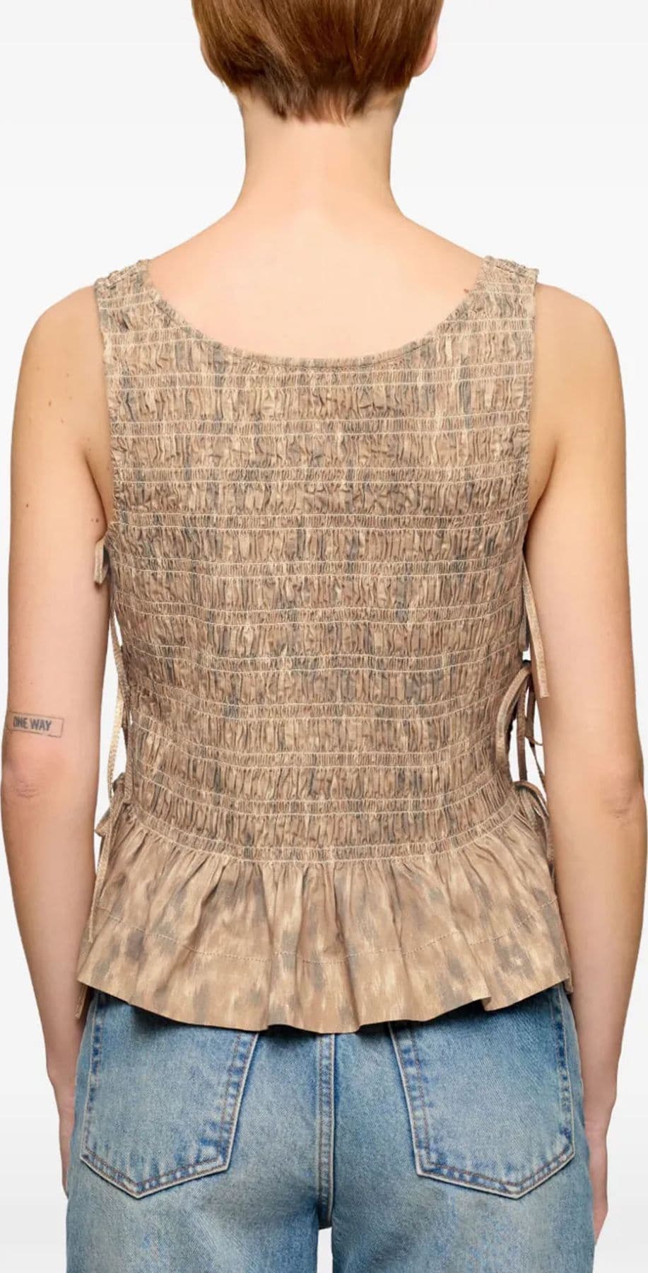 GANNI  Top Beige - 4