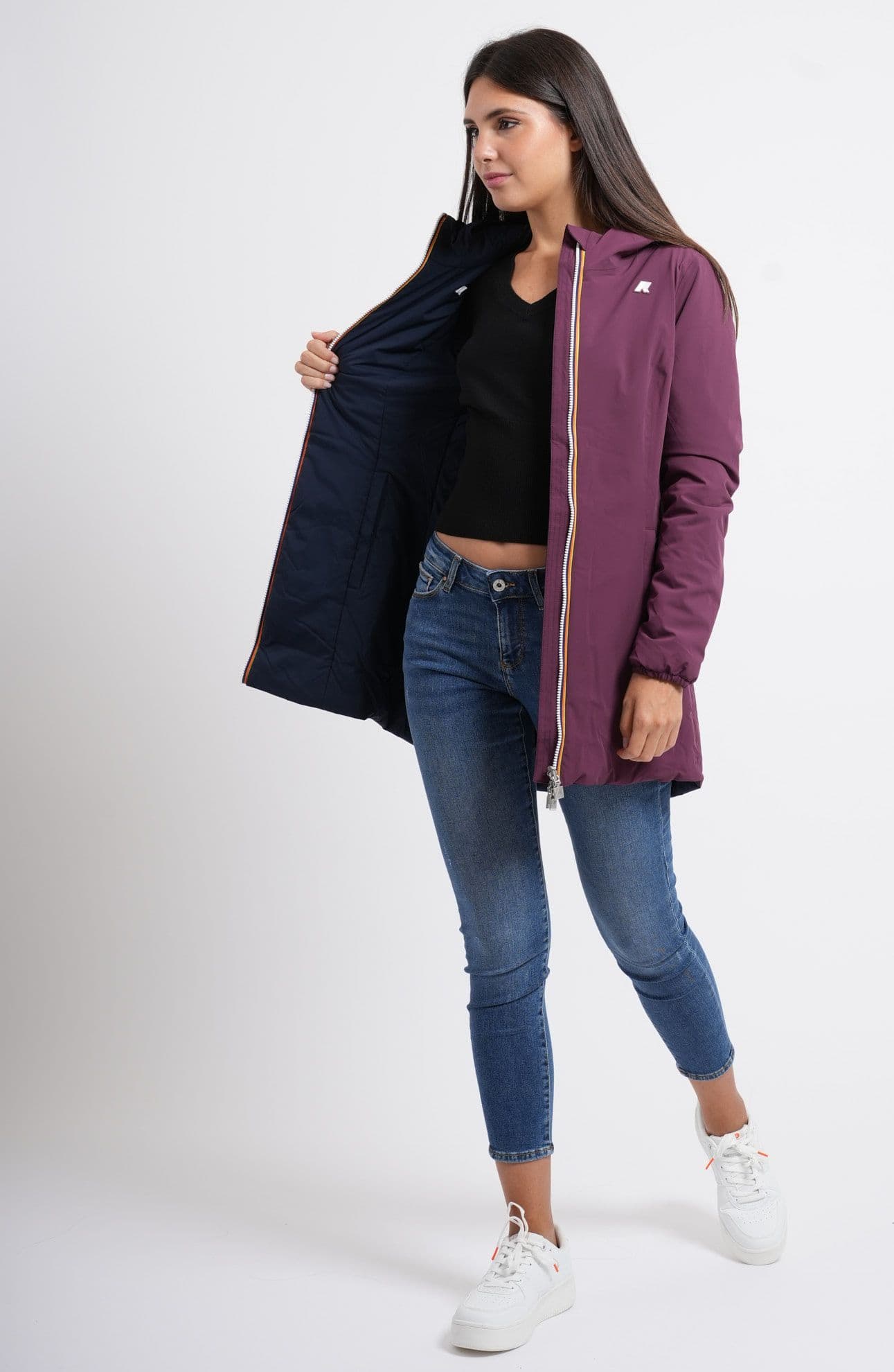 K-Way  Giacconi Viola/blu - 2