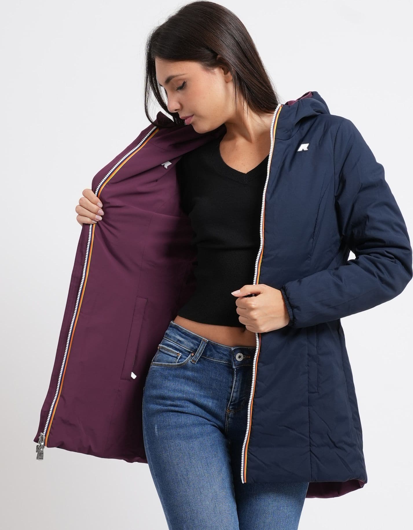 K-Way  Giacconi Viola/blu - 8