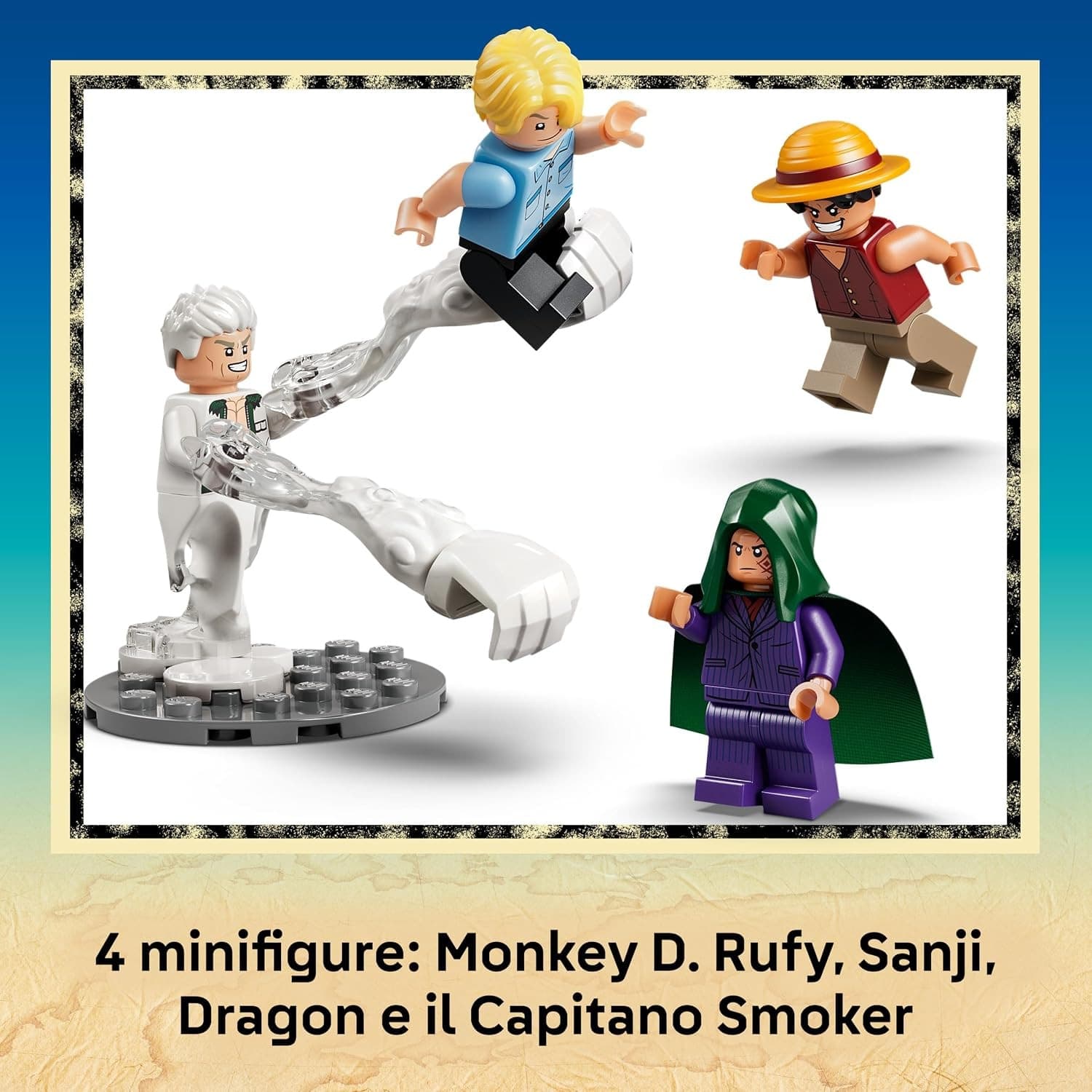 Lego One Piece - Resa dei Conti con Capitano Smoker 75642 - 5