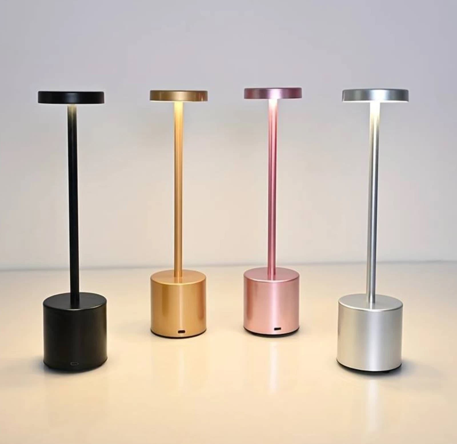 Lampada LED Touch Passion Ricaricabile USB-C 3 Colori Luce H 34 cm - 1
