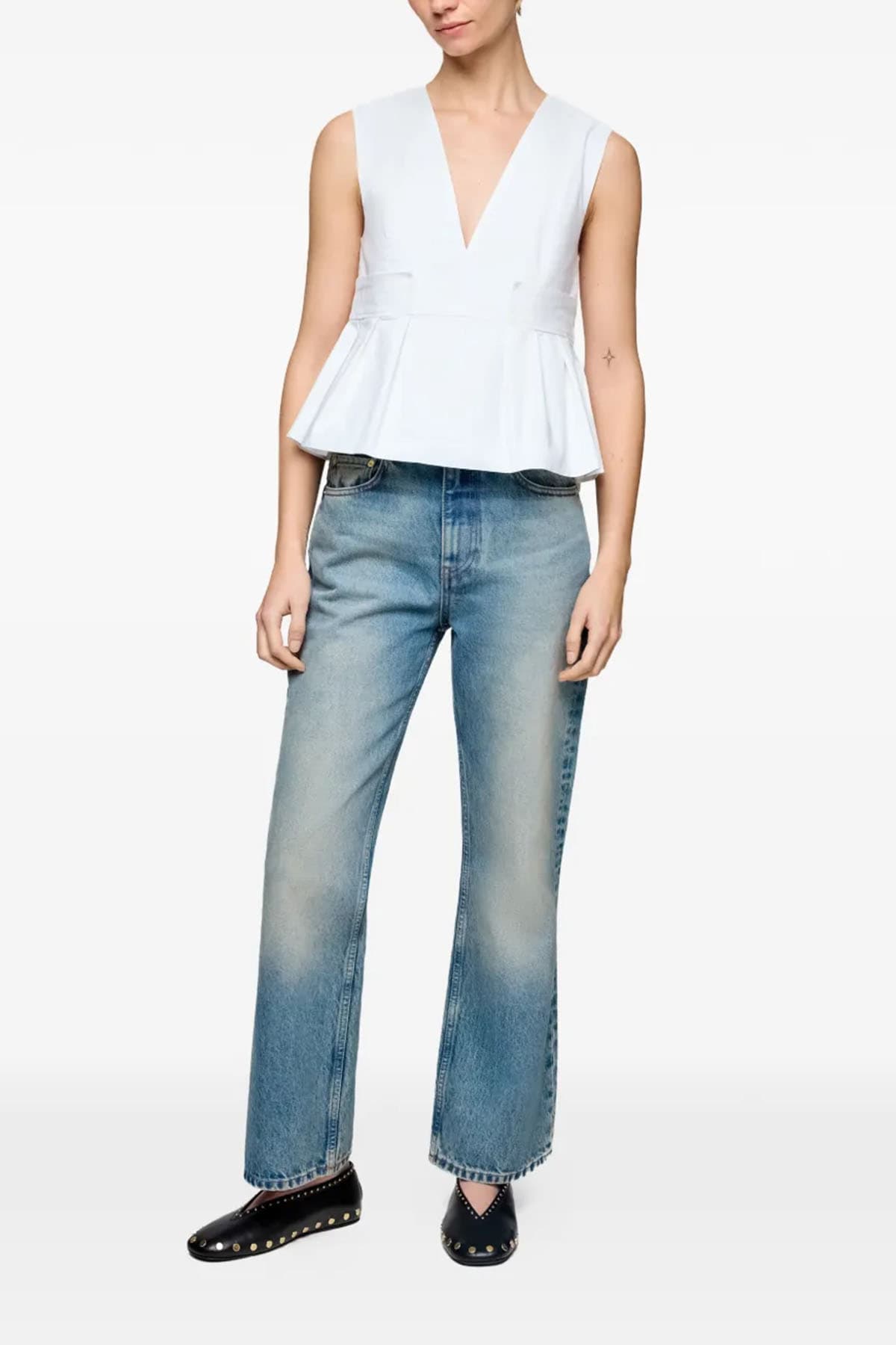 GANNI  Top White - 2