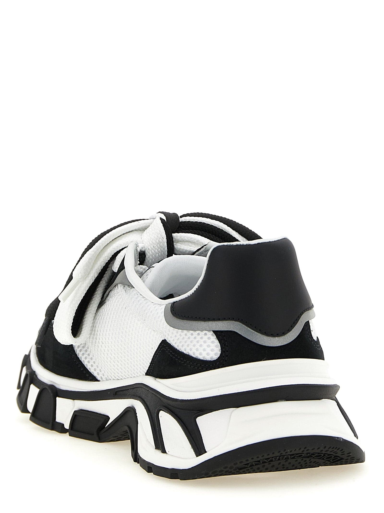 Dolce & Gabbana Bicolor Polyester Athletic Sneakers - 3