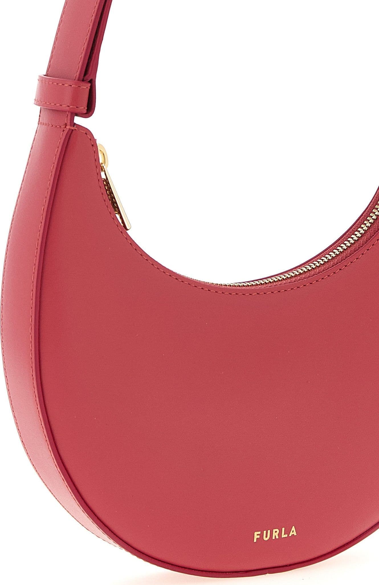 Furla Fuchsia Calfskin Shoulder Bag - 3