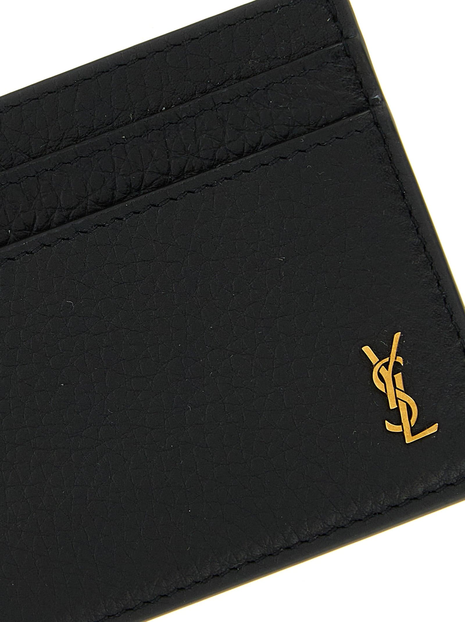 Saint Laurent Black Calfskin Cardholder - 3