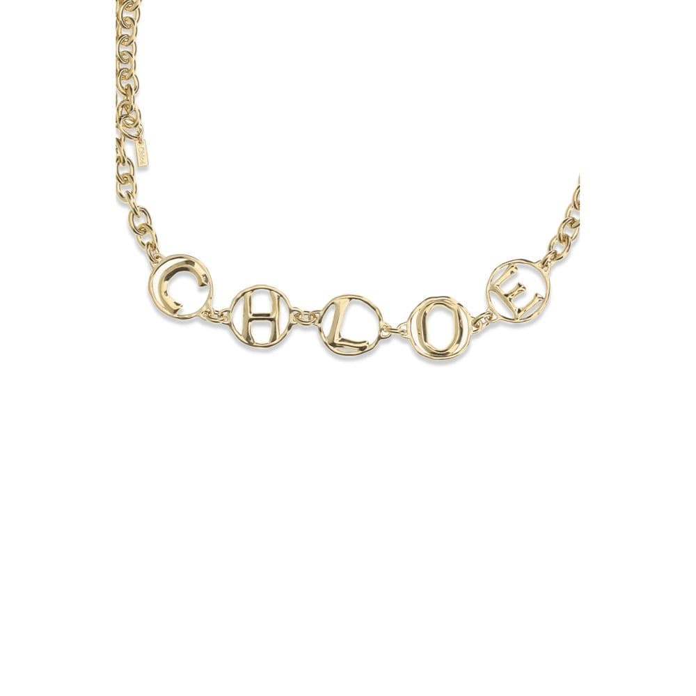 Chloé Gold Calf Leather Bos Taurus Regular Belt - 3