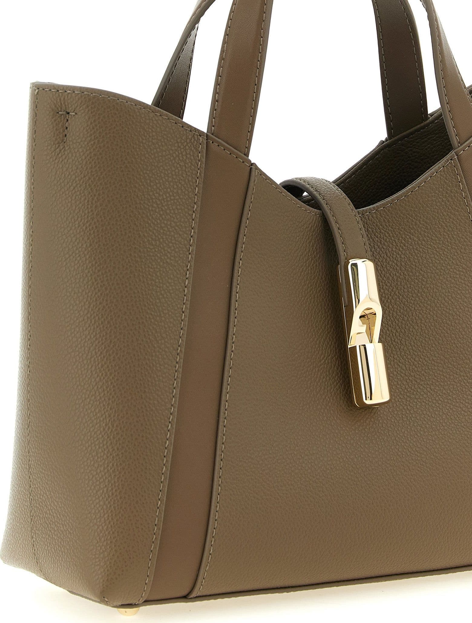 Furla Gray Calfskin Tote Bag - 3