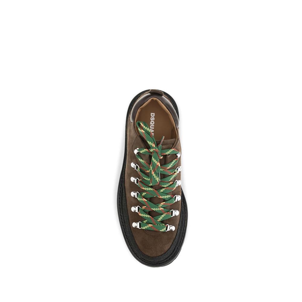 Dsquared² Brown Calf Leather Bos Taurus Lace-Up Boots - 4