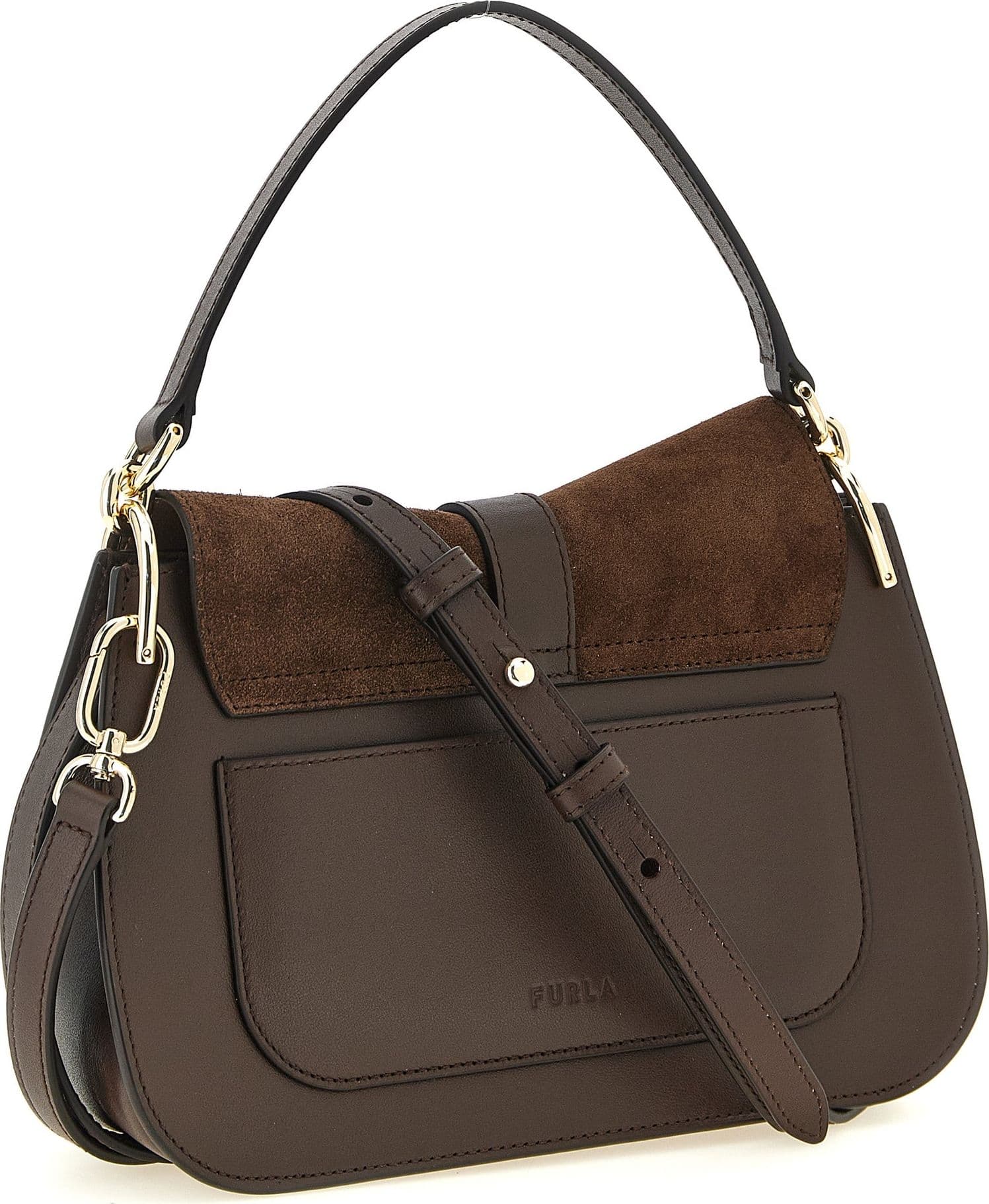 Furla Brown Calfskin Handbag - 2