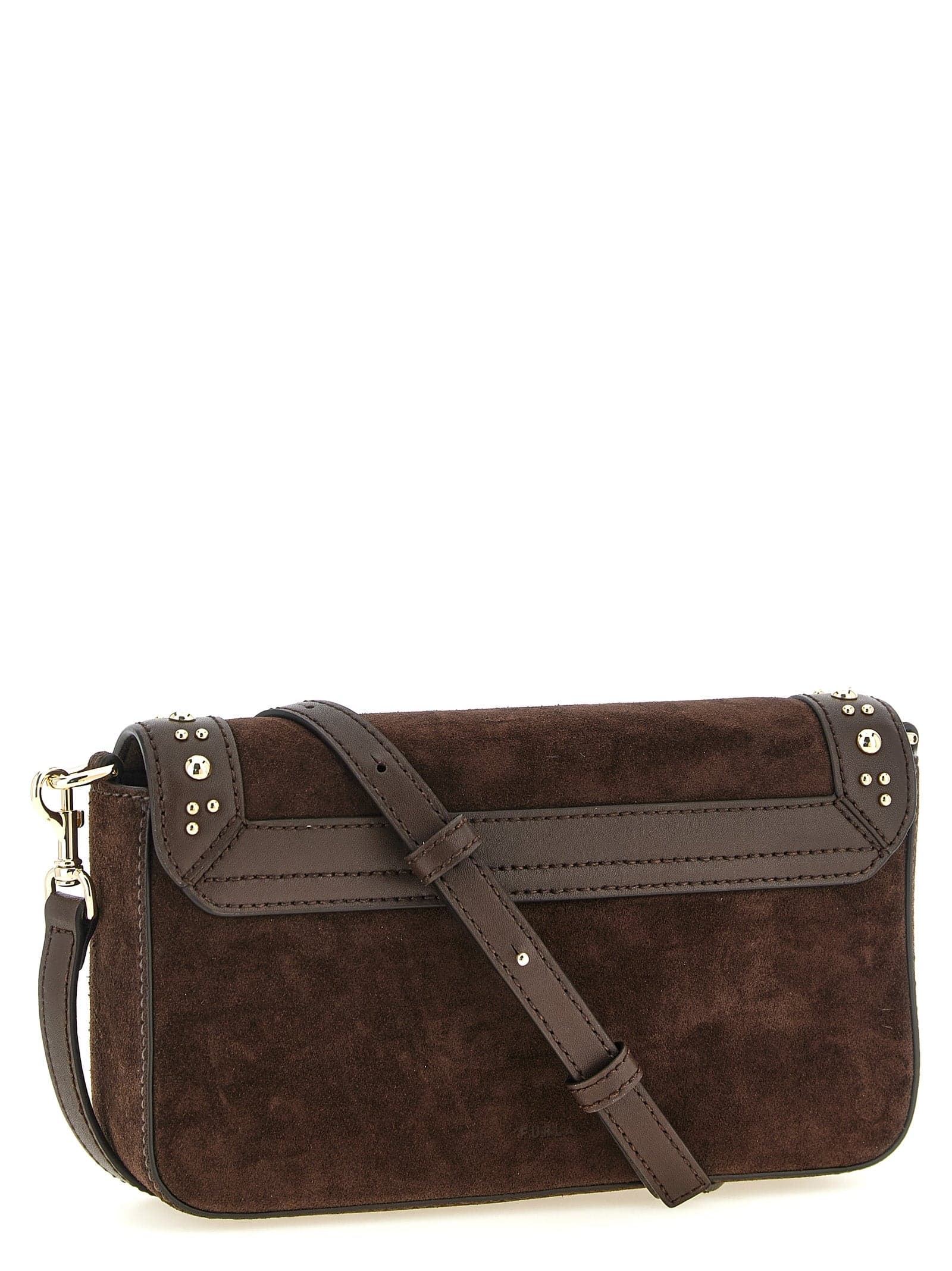Furla Brown Calfskin Crossbody Bag - 2