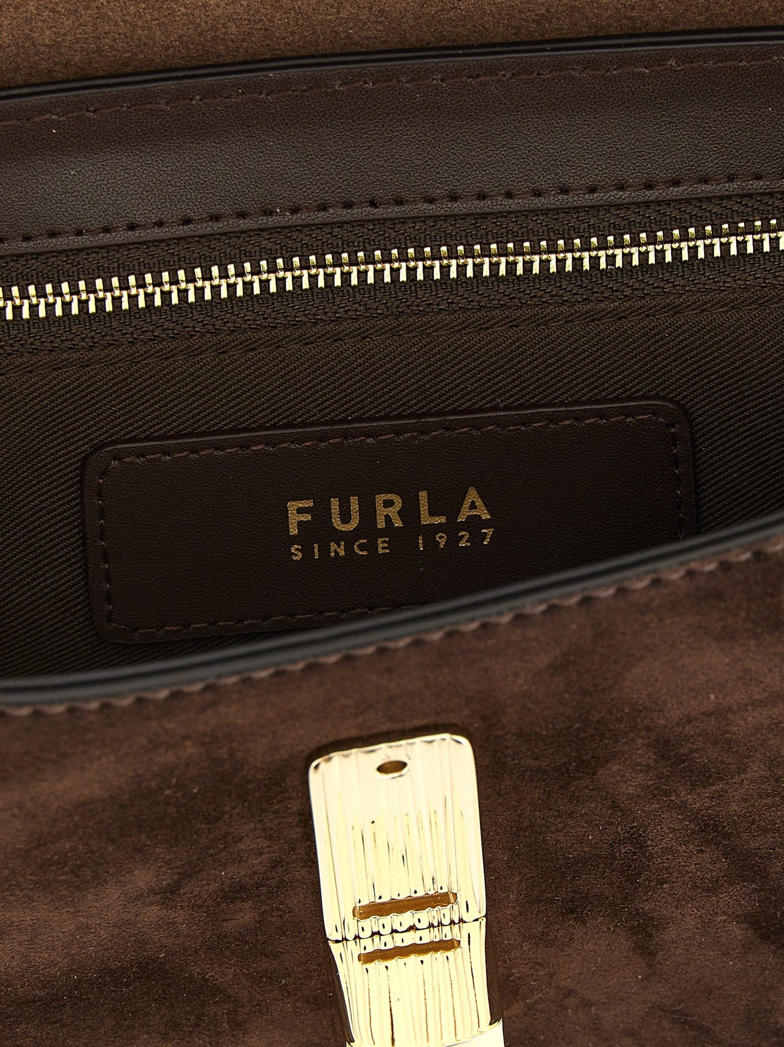 Furla Brown Calfskin Crossbody Bag - 4