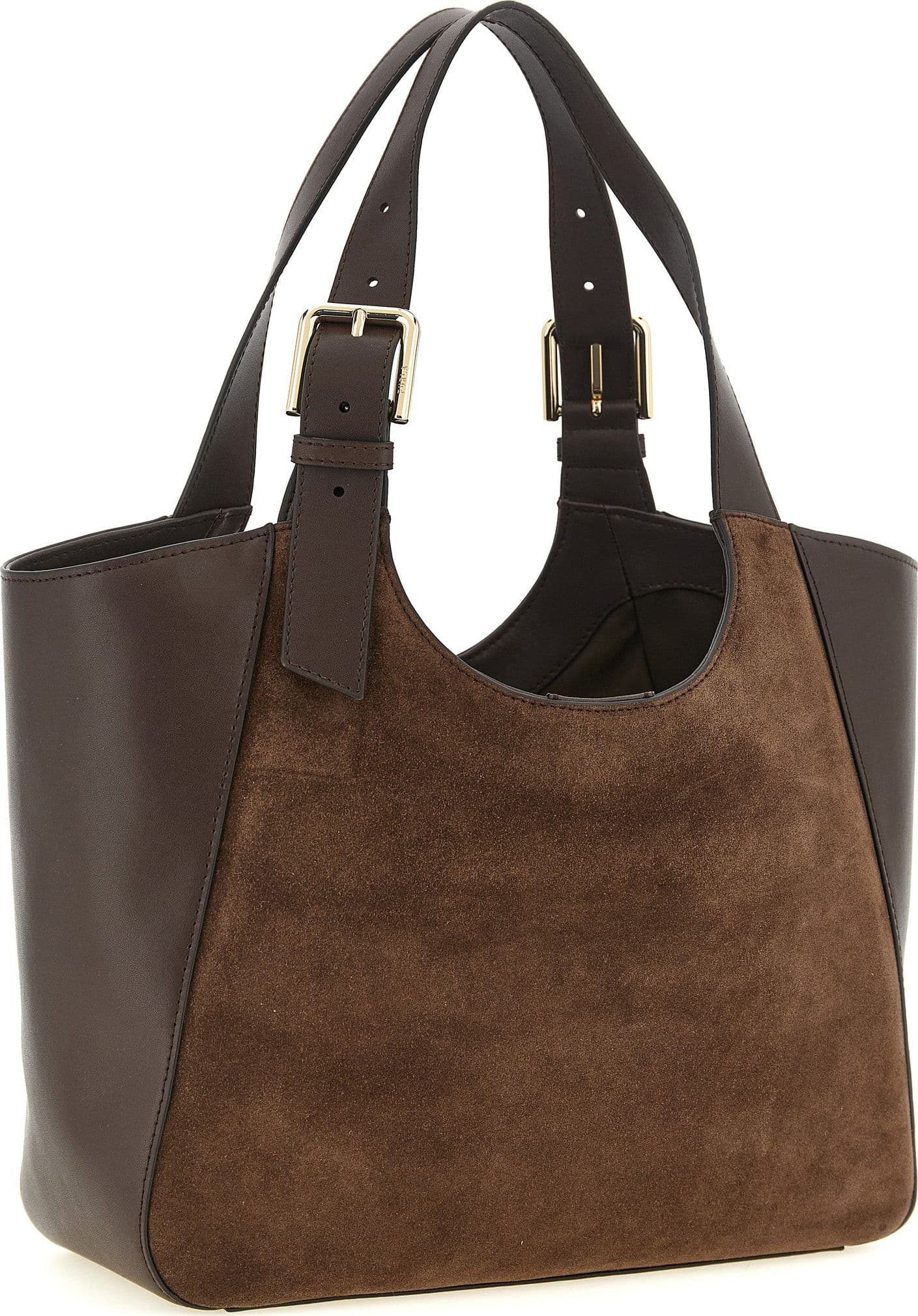 Furla Brown Calfskin Tote Bag - 2