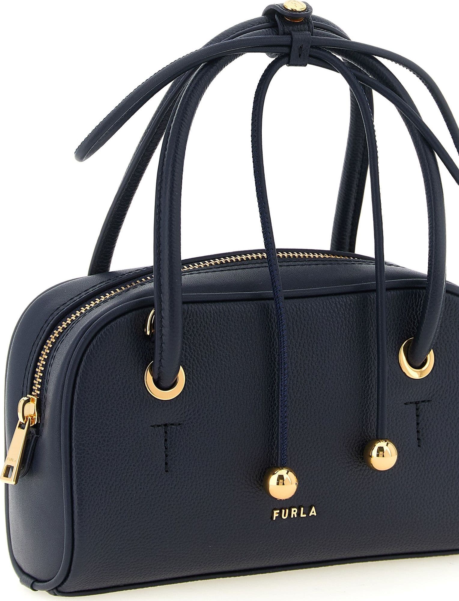 Furla Blue Calfskin Handbag - 3