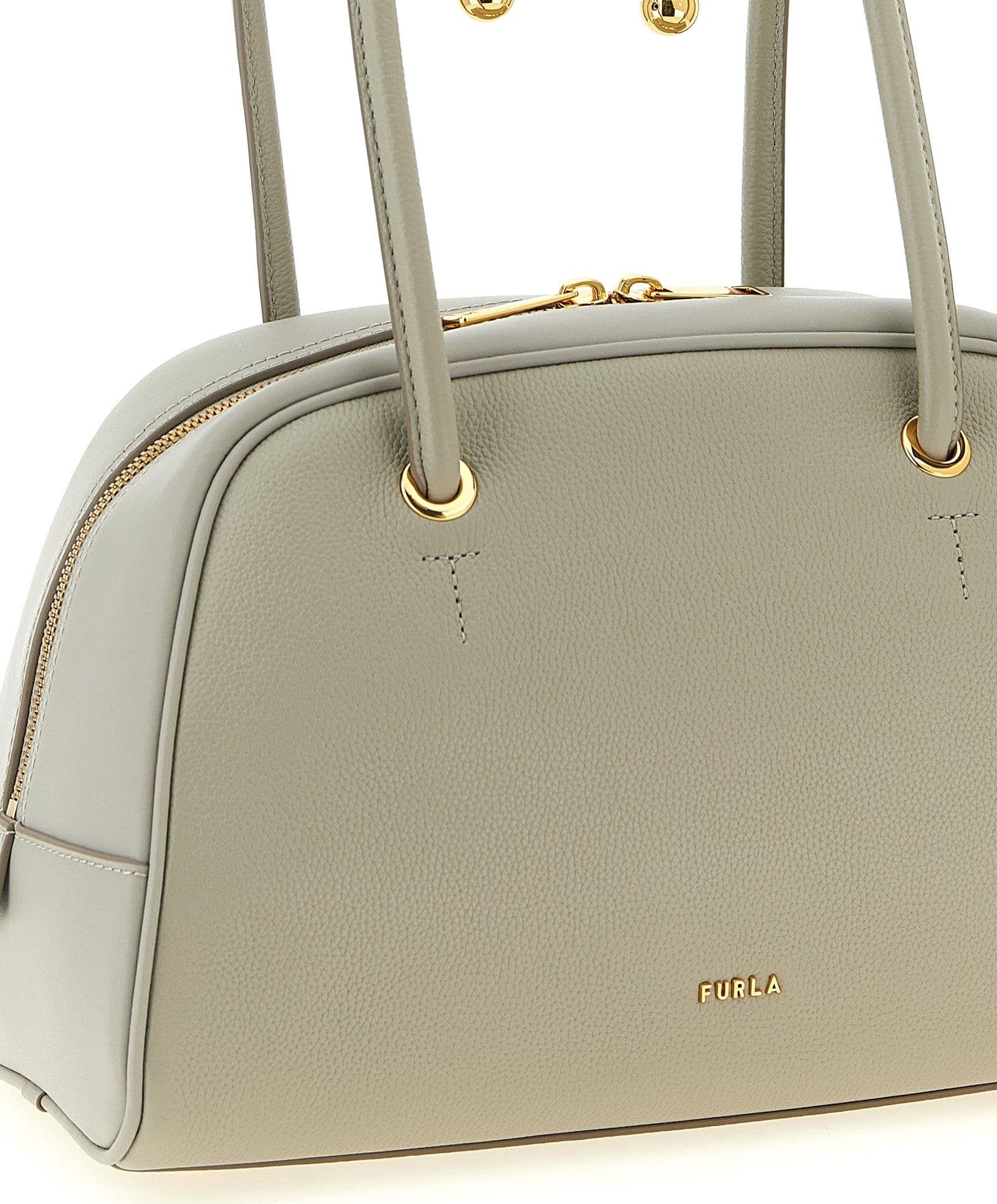 Furla Gray Calfskin Handbag - 3