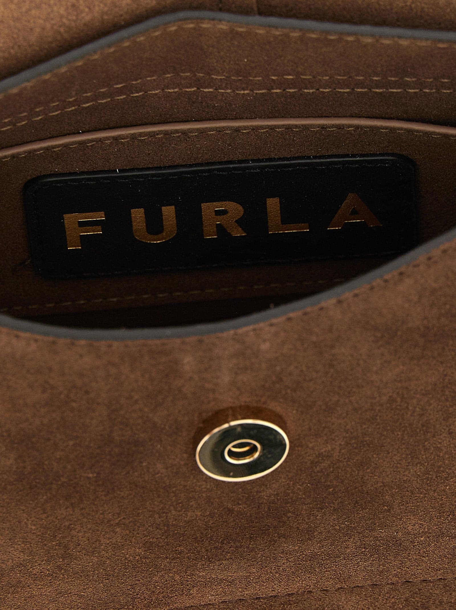 Furla Brown Calfskin Handbag - 4