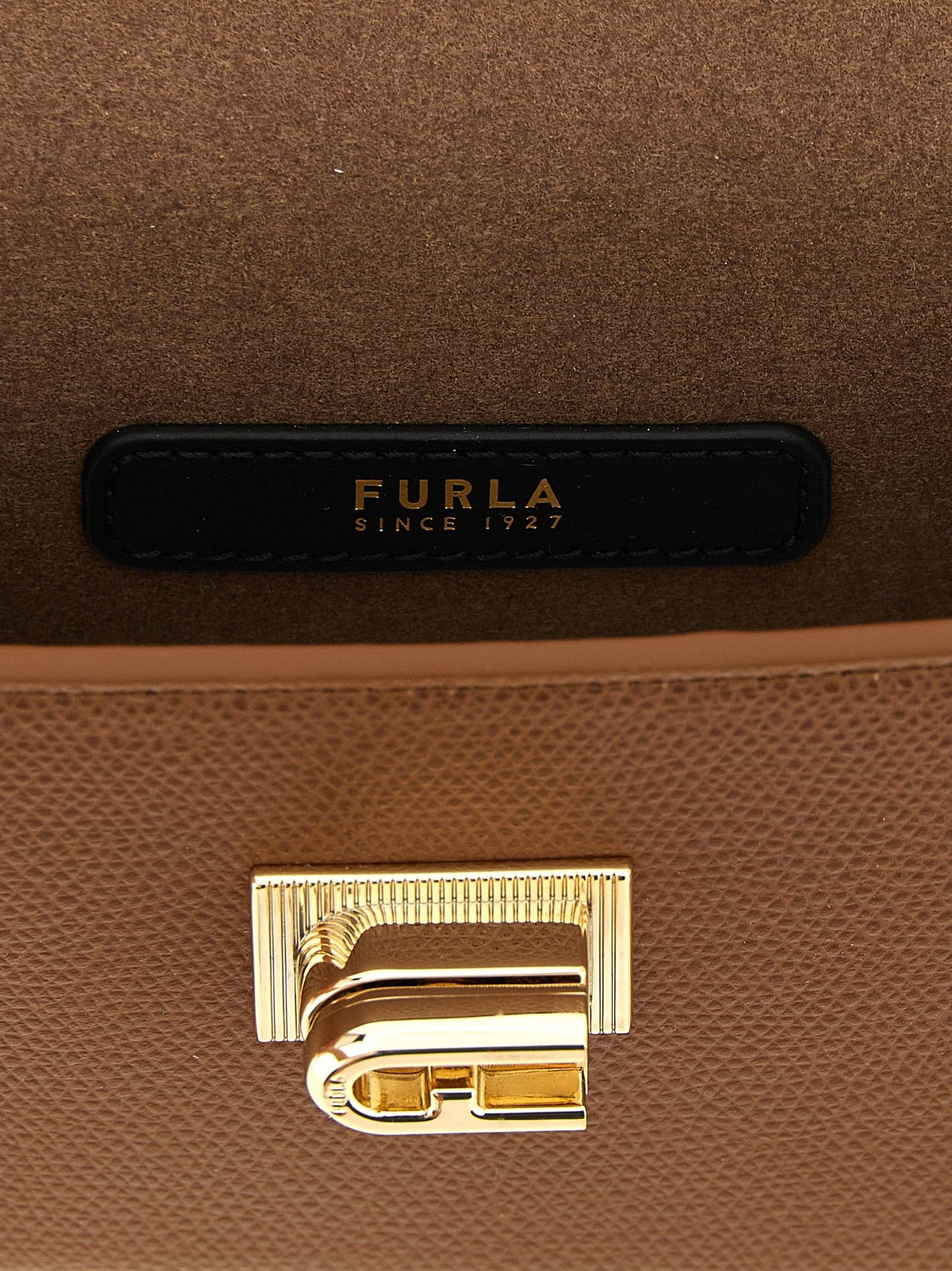 Furla Brown Calfskin Crossbody Bag - 4