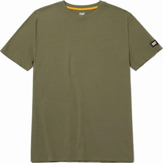 Caterpillar T-shirt uomo Essentials manica corta cotone verde - 2