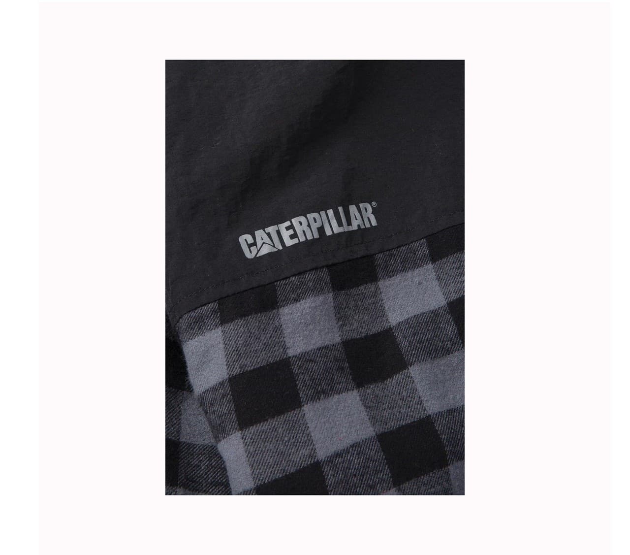 Caterpillar Camicia Giacca Sequoia con Fodera in Pile Grigio - 2