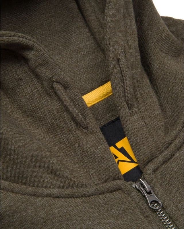 Felpa CAT con zip e cappuccio Army Moss - 2