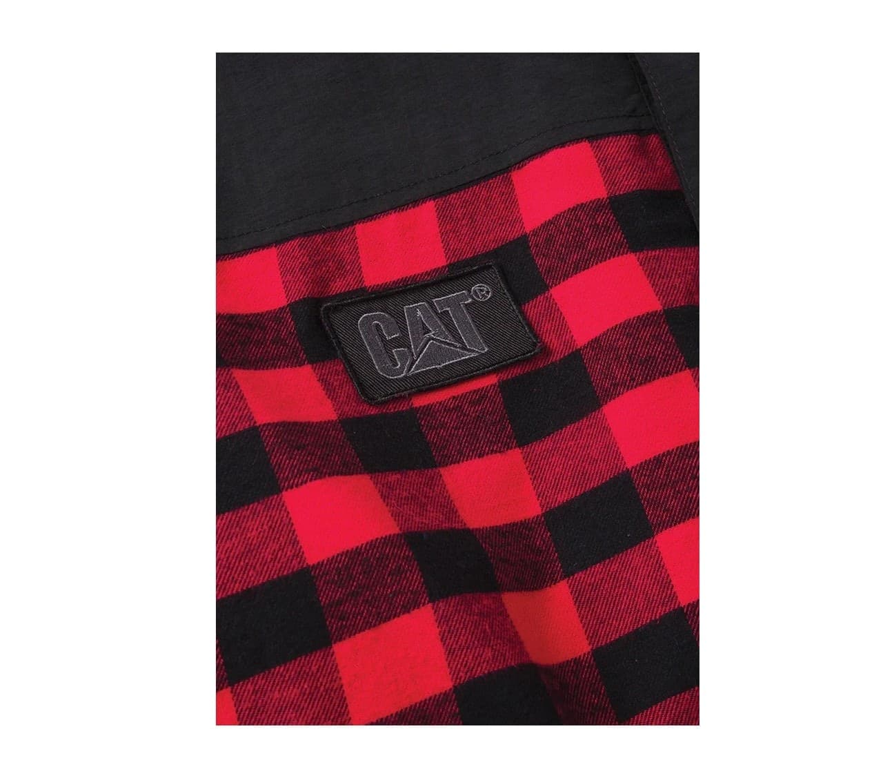 Caterpillar Camicia Giacca Sequoia con Fodera in Pile Rosso - 2