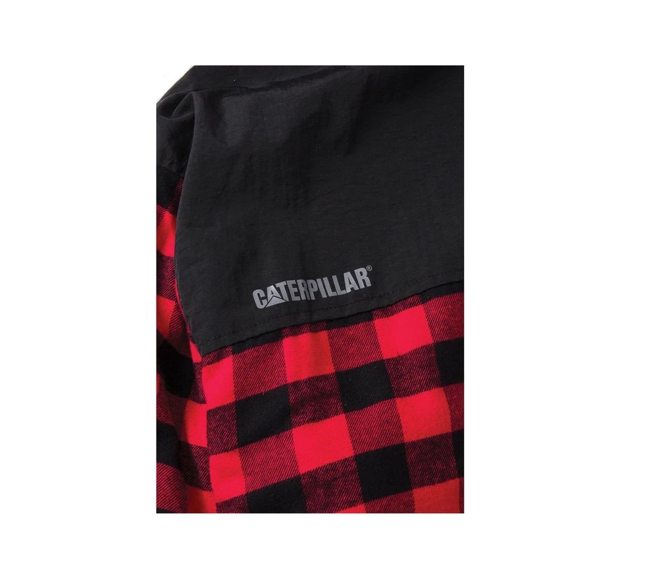 Caterpillar Camicia Giacca Sequoia con Fodera in Pile Rosso - 3
