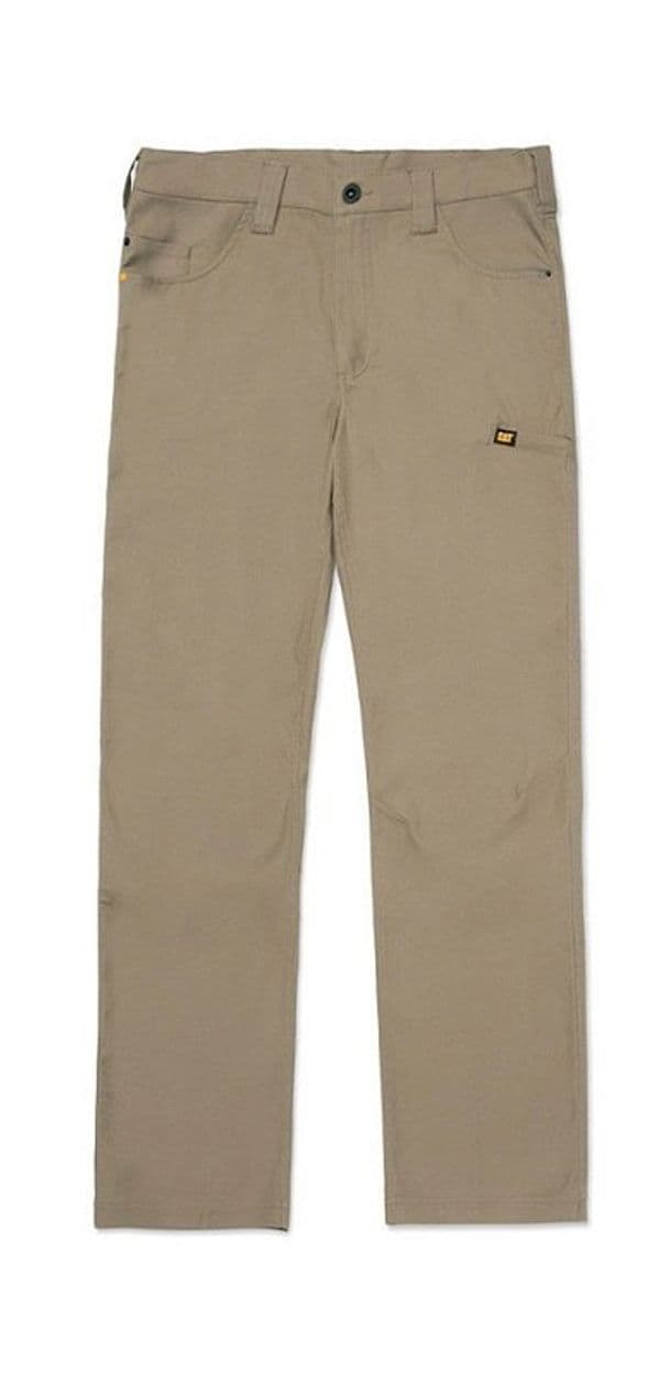 Caterpillar Stretch Canvas Utility 1810103 Khaki pantaloni da lavoro - 2