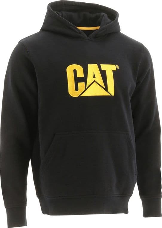 Caterpillar Felpa Trademark Hooded Sweatshirt W10646 Black - 3
