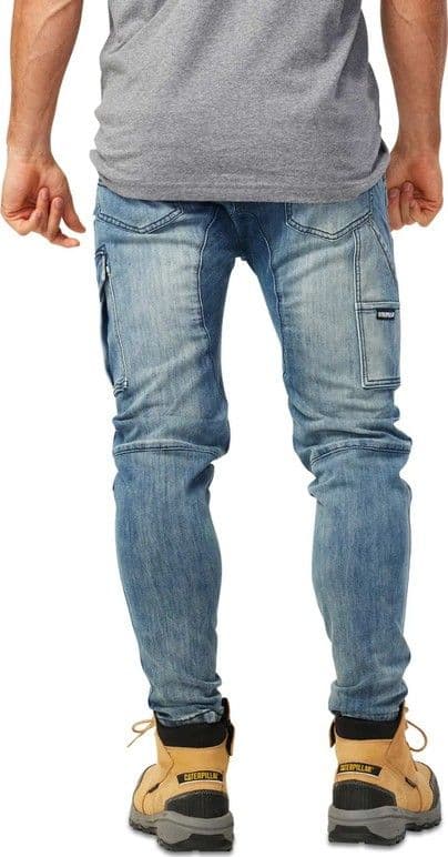 Caterpillar Dynamic Pants 1810033 Light Acid Wash - 2