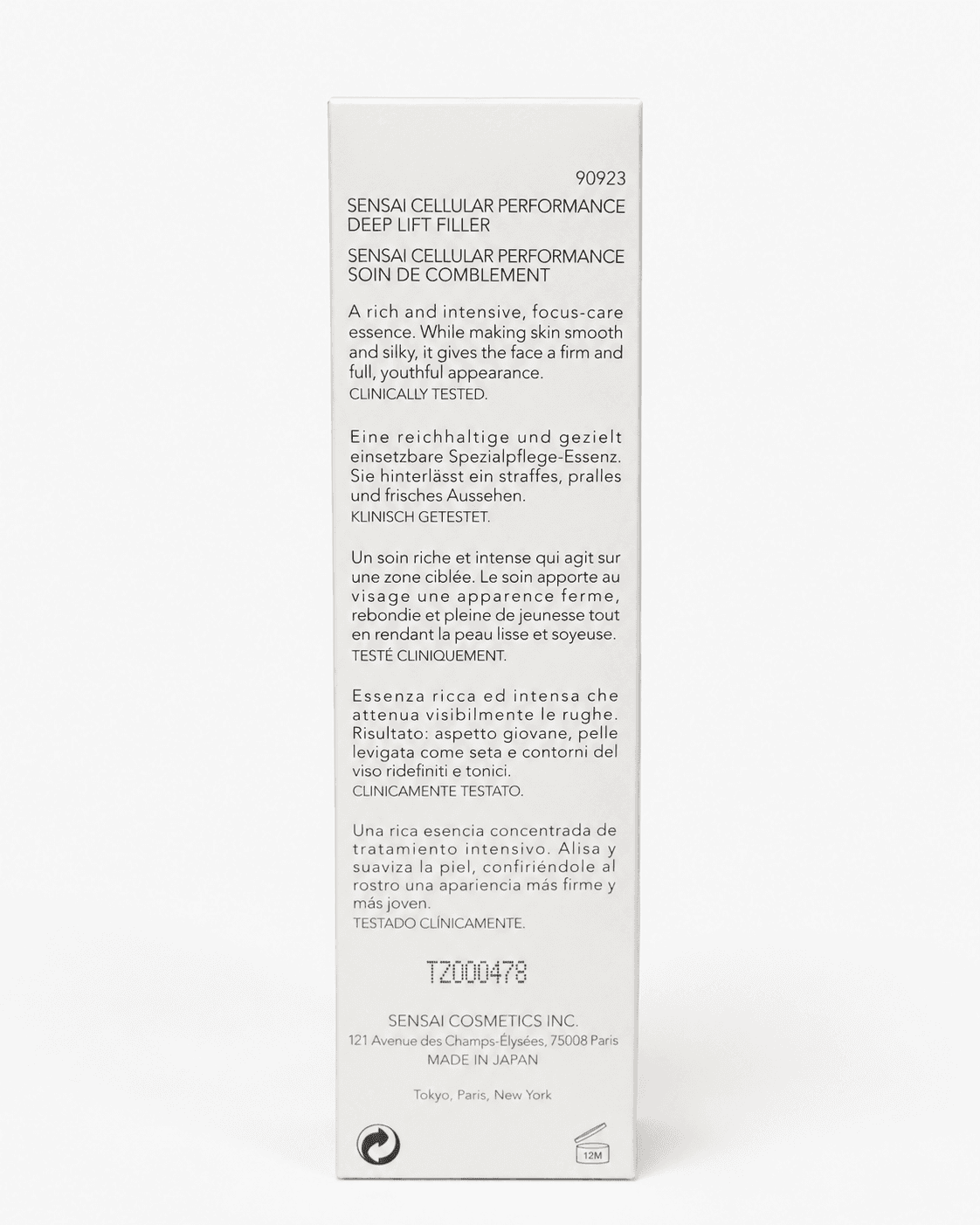 SENSAI Deep Lift Filler Cellular Performance 20ml Viso Lifting Crema Rimpolpante - 5