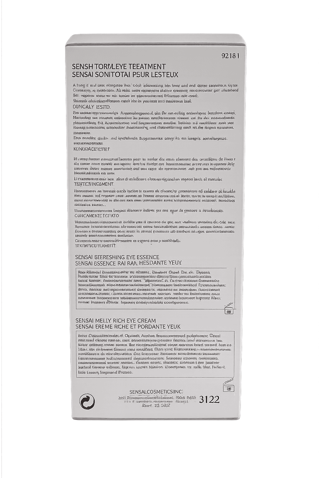 SENSAI Total Eye Treatment 20ml + 15ml Contorno Occhi Idratante Anti Età Duo 2pz - 4