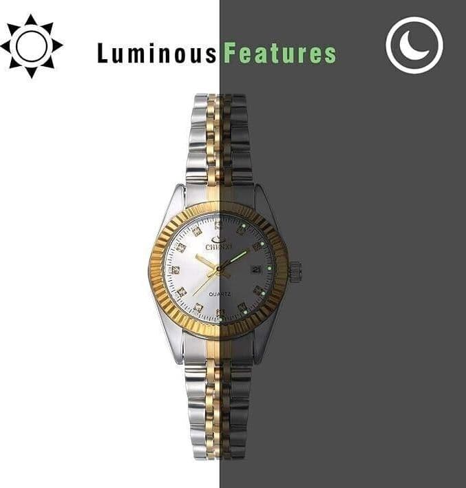 Orologio Analogico al Quarzo, Orologio Rotondo Impermeabile per Uomo e Donna - 5