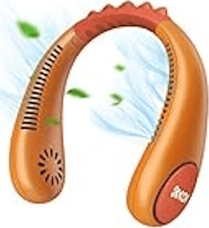 Urmaxs USB Ventilatore da Collo per Ragazzi Raffreddamento 4-16 Anni