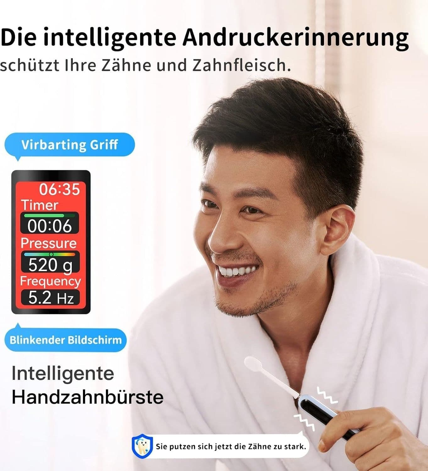 Planck Mini Smart Spaziolino manuale adulto bianco Pulizia delicata intelligente - 6