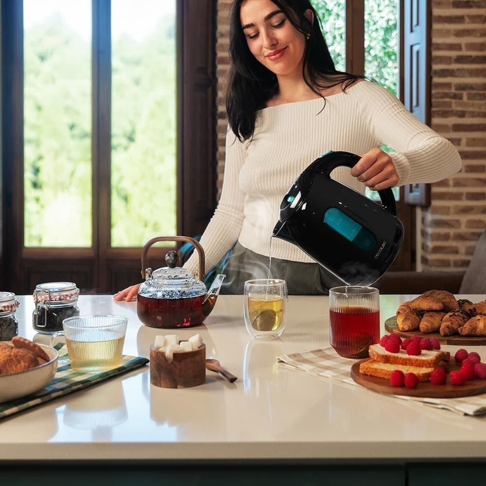 Cecotec Bollitore Elettrico 1,7L - Bollitore Acqua Thermosense 180 Black - 4