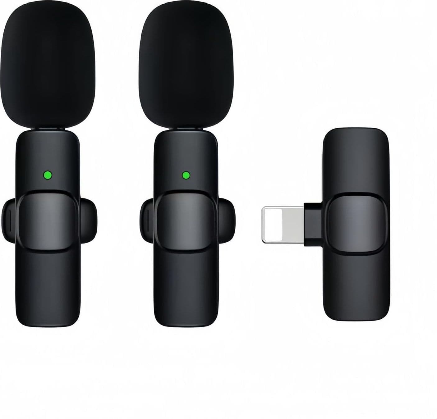 Microfono Lavalier professionale wireless K9 per iPhone iPad Microfono di regist - 1