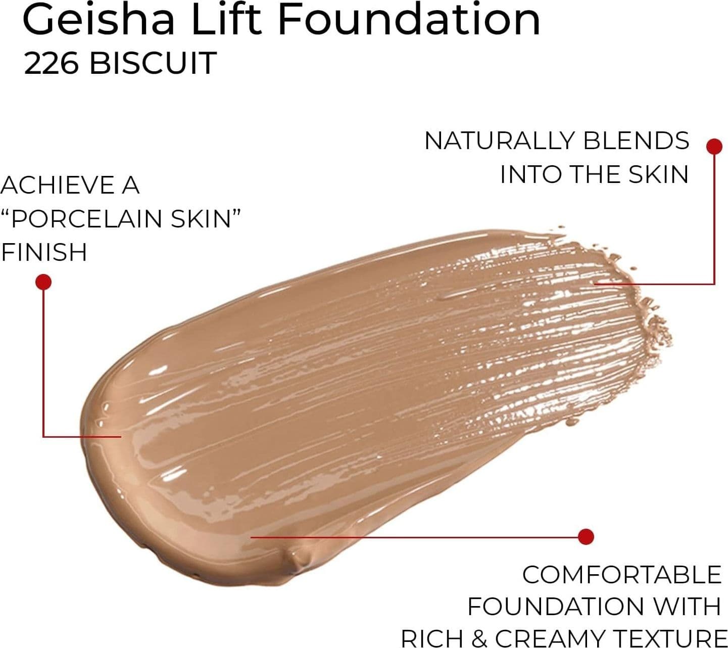 Diego dalla Palma Geisha Lift Fondotinta in Crema Effetto Lifting 226 Biscotto - 4