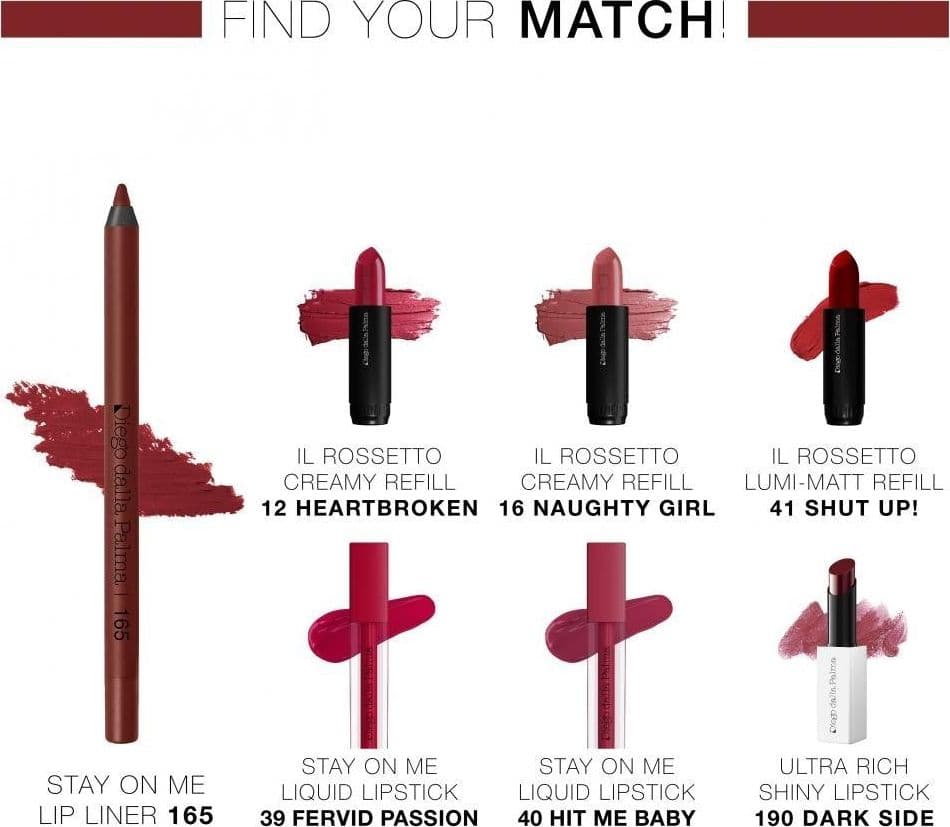 Diego dalla Palma Stay On Me Lip Liner 165 “Soft Cinnamon” – Matita Labbra - 3