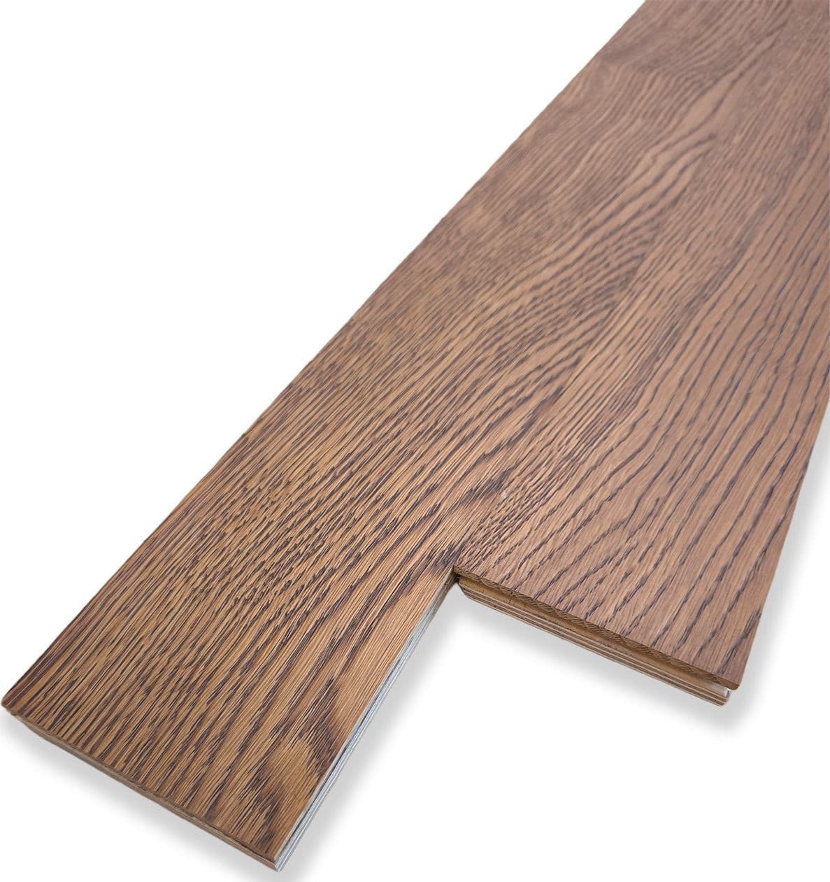 Parquet Prefinito in Rovere Garbelotto Effetto Cuoio Anticato Spazzolato Verniciato Senza Bisello 14x90x900/1000 mm – Lotto 15 mq - 7