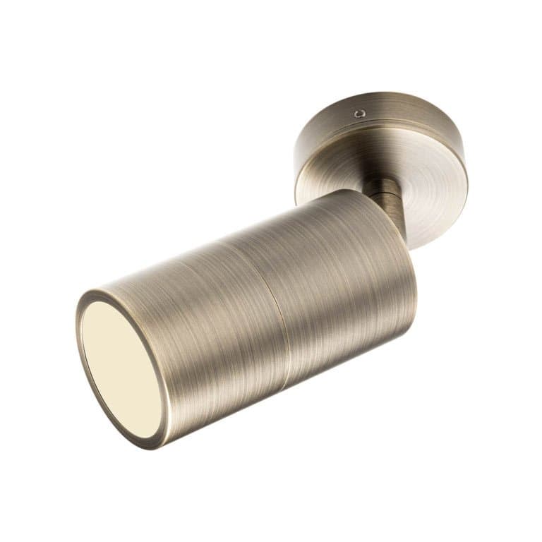 Plafoniera classica Redo Group STAKE 91177 91178 GU10 LED orientabile ottone - 4