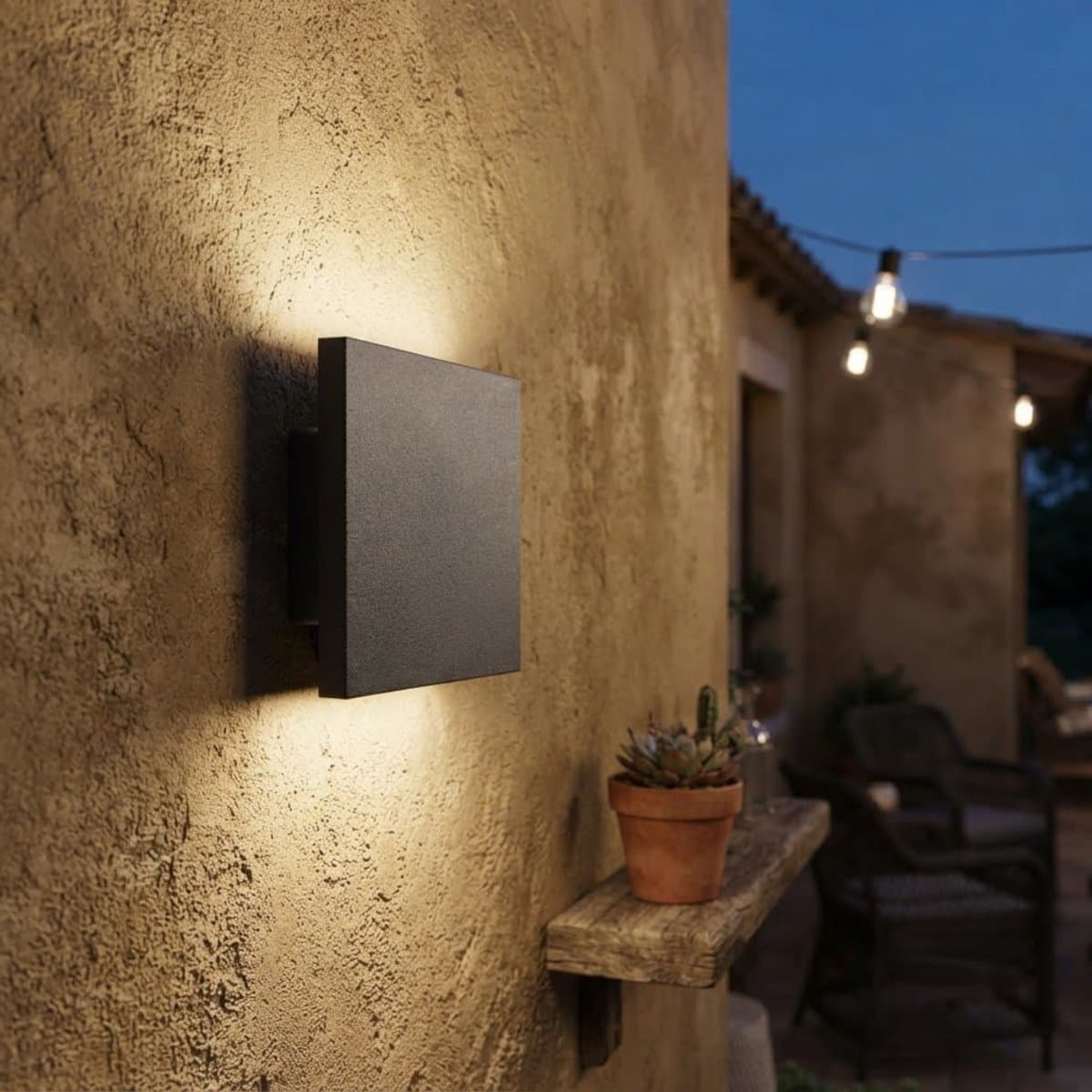 Applique moderno Redo Group AURA 90370 90371 LED IP65 ABS policarbonato - 3