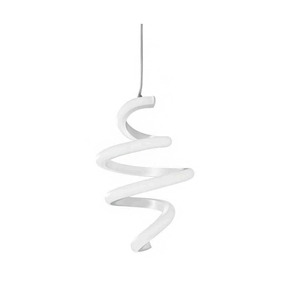 Lampadario moderno Promoingross BOUCLE S3 2445LM LED CCT metallo bianco silicone - 4