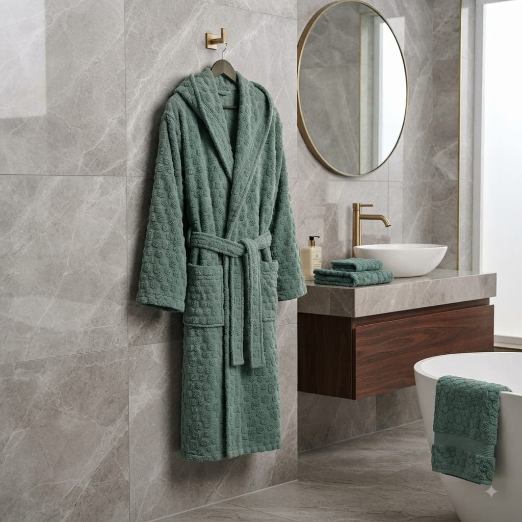 Accappatoio Papalina Jacquard Rue XXL Spugna di Cotone - 3